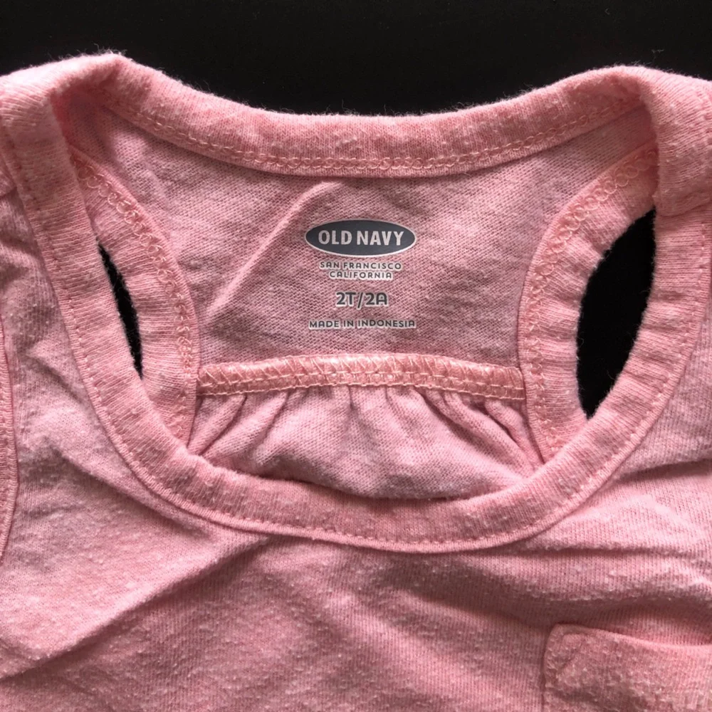 Old Navy 2T Light Pink Tank Top with Pocket